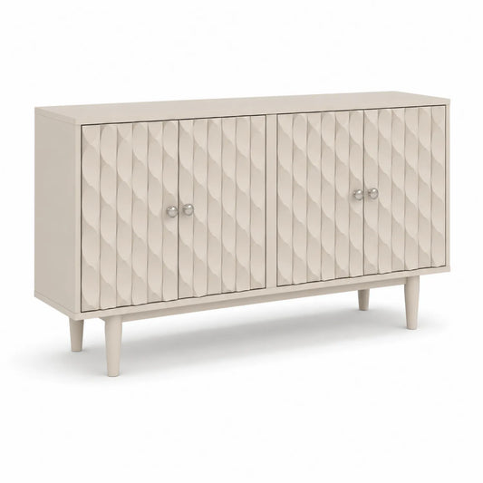Buffet en bois 4 portes Beige
